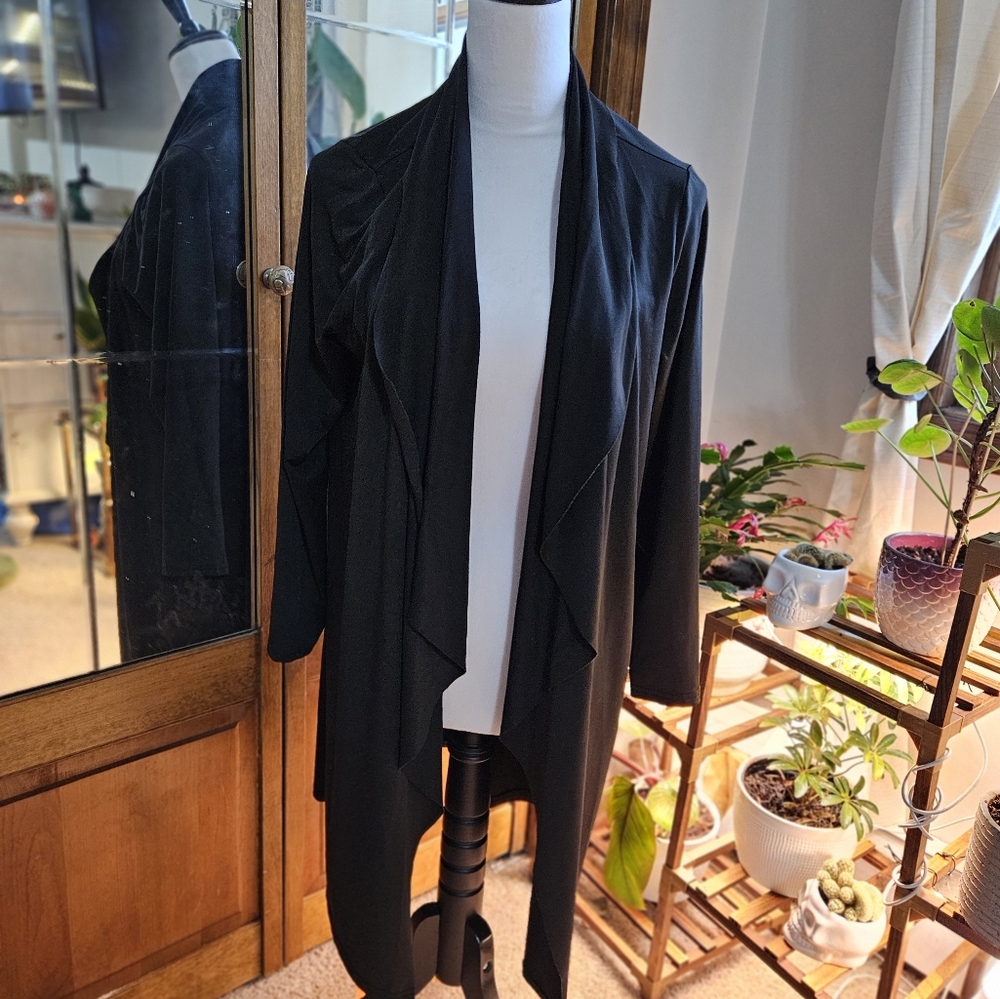 1XL shein black cardigan